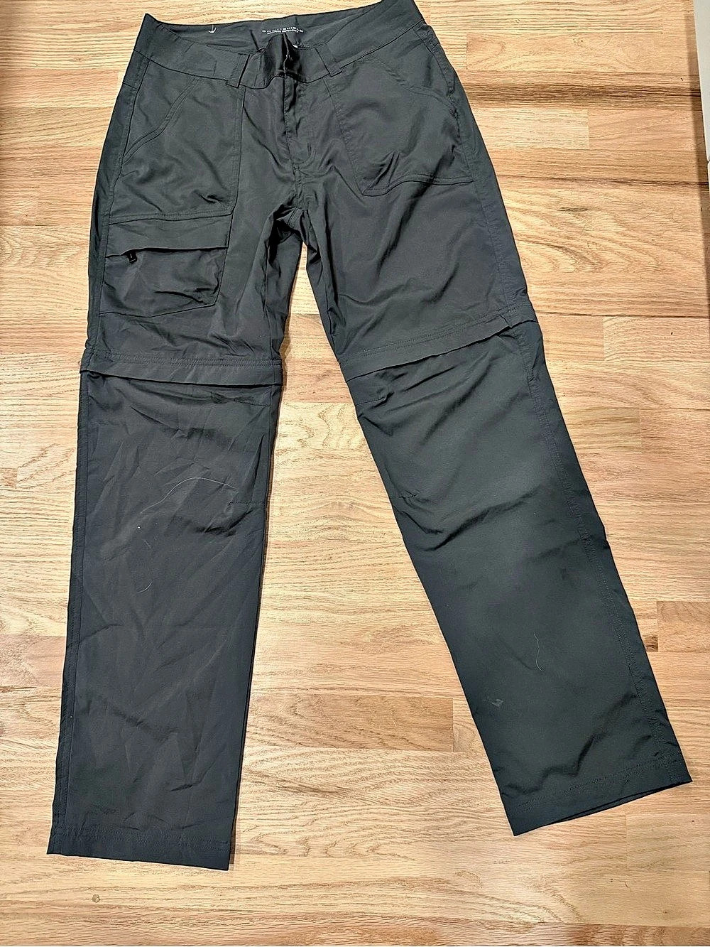 Columbia Omni-Shield Convertible Hiking Pants Charcoal Size 8 Regula